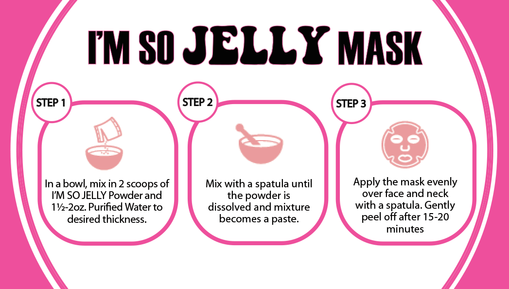 WATERMELON Moisturize + Calm I'M SO JELLY (hydrojelly) MASK