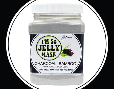 CHARCOAL BAMBOO Shrink Pores + Deep Clean  I'M SO JELLY (hydrojelly) MASK