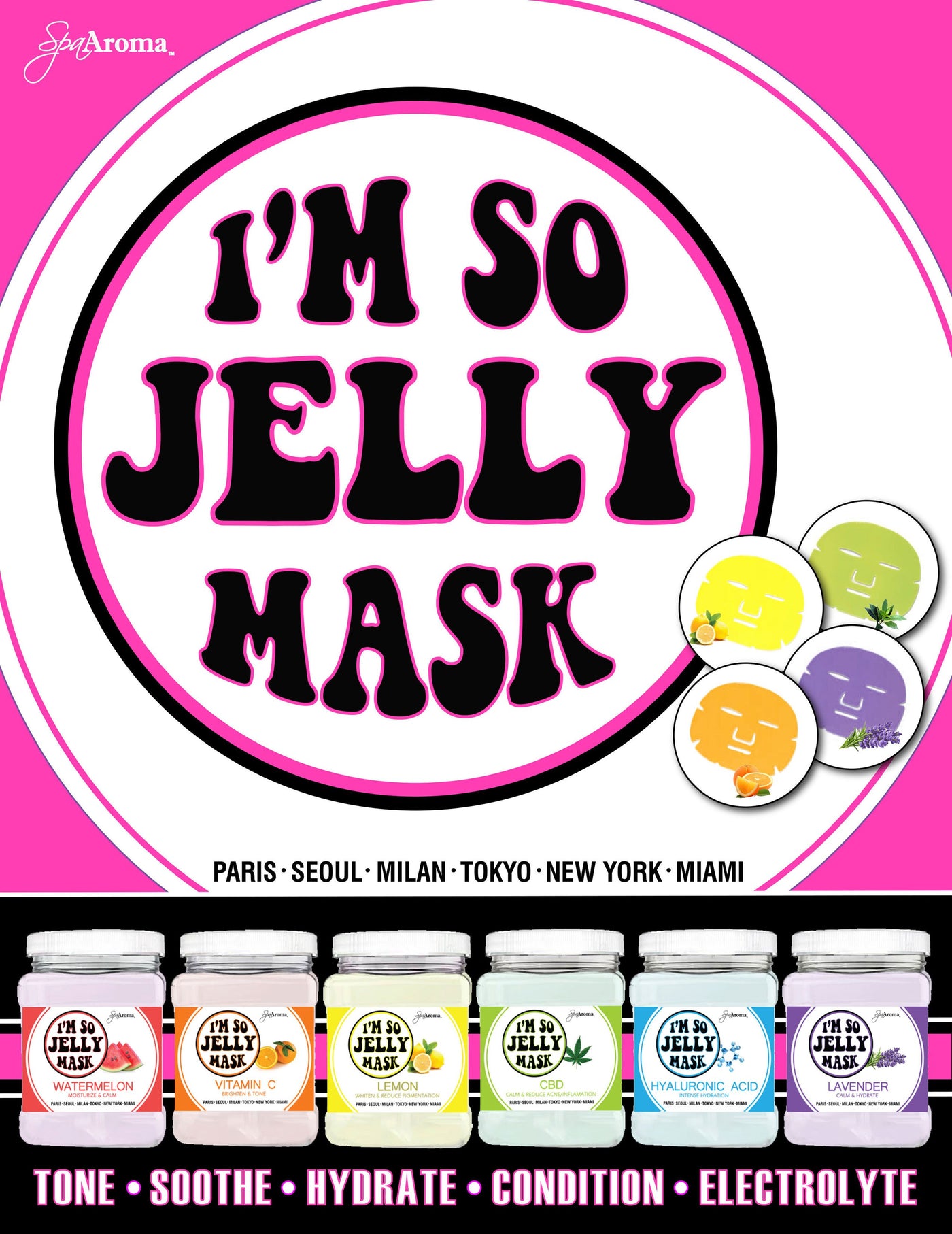 HYALURONIC ACID Intense hydration  I'M SO JELLY (hydrojelly) MASK